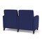 Lesro Siena Lounge Reception 2 Seat Tandem Seating, Black, OH Cobalt Upholstery SN2103 - alternate 3